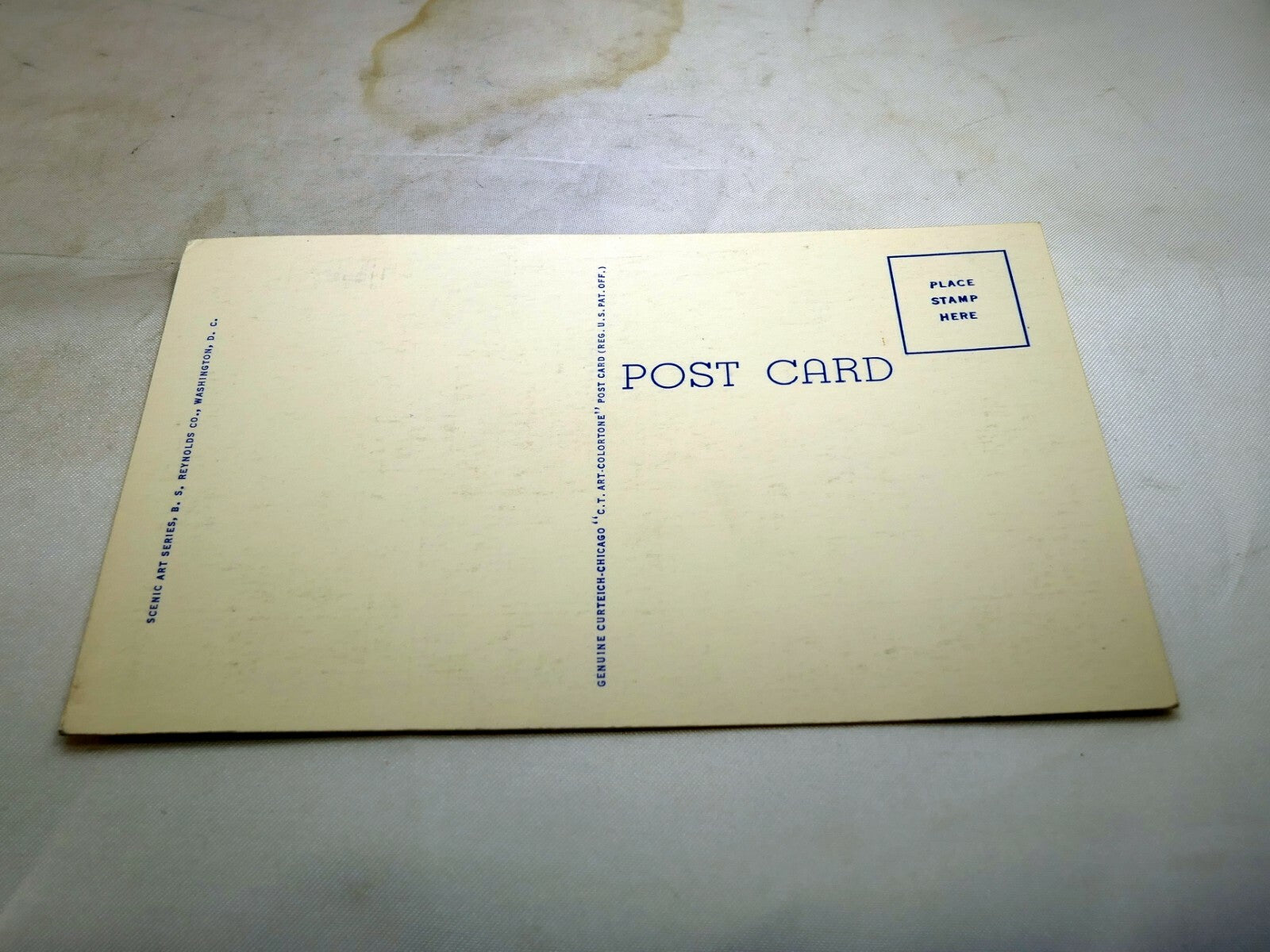 Post Card West View US Capitol Washington DC Linen 1940's 155