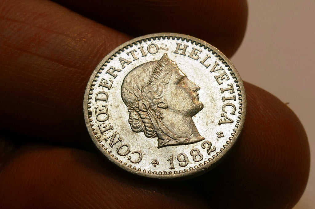 Coin Switzerland 1982 10 Rappen Confederatio Helvetica