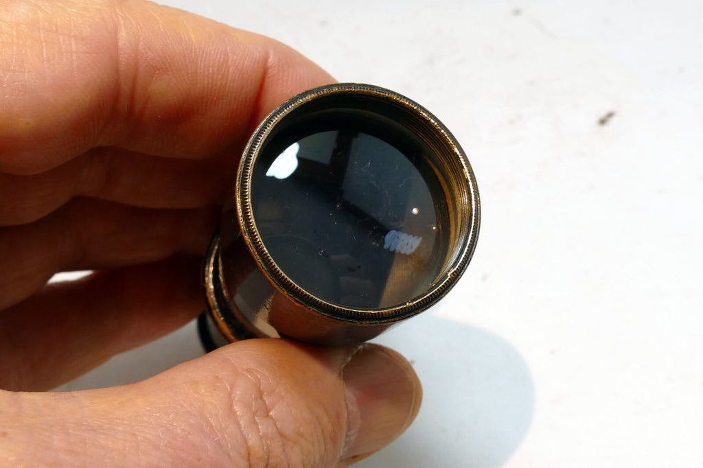 Antique Telescope Brass Nautical Spyglass 19th century compact