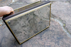 German Tin Box Schumann Nürnberger Burg Lebkuchen 12X15X5" large knight metal