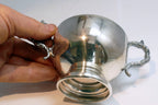 VIKING SILVER  PLATE E P COPPER SUGAR BOWL made in Canada  Lead Mounts for Tea