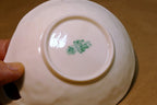 Belleek Ireland  clover shamrock butter plate spoon rest porcelain