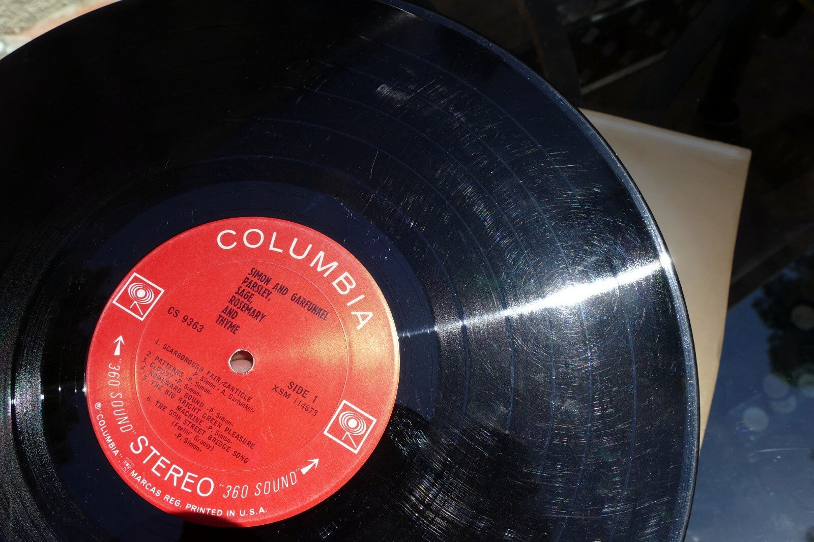 Simon & Garfunkel "Parsley, Sage, Rosemary And Thyme" CS 9363  vinyl LP  record