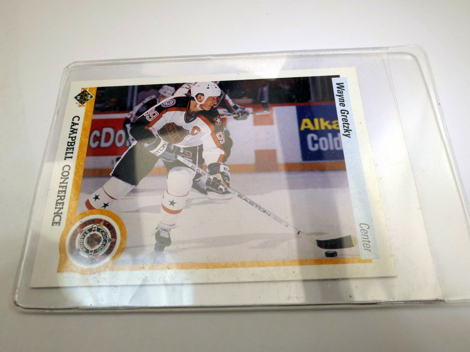 1991 upper deck all star card # 476 wayne gretzky campbell conference center