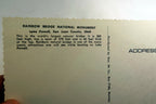 Rainbow Bridge national Monument Postcard Utah 1950's vintage USA