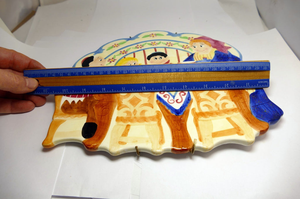 JUDAICA HOT PLATE LOTUS CERAMIC TRIVET JEWISH FAMILY MEALTIME-2000