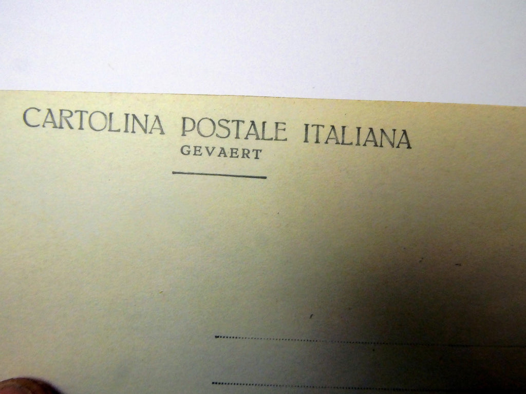 Cartolina Postale Carte "Gevaert" postcard AntiqueTaormina Italie 1900's unused