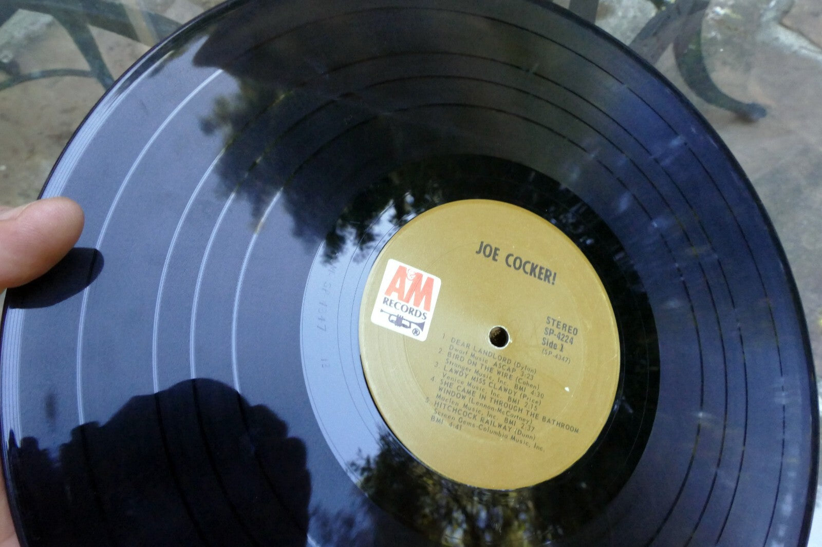 Joe Cocker Self Titled Record 33 RPM LP SP 4224 A&M 1969 VG