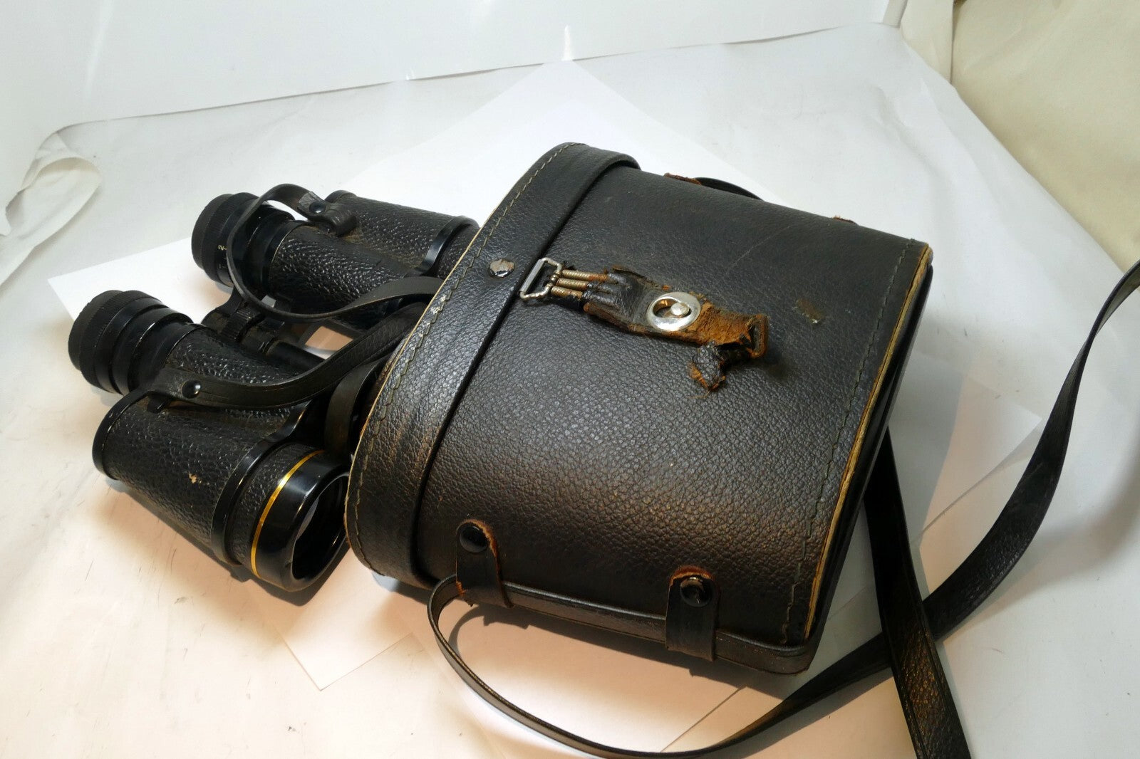 Sans & Streiffe 7X35 Field 10 Binoculars #801 HUNTER W/Case