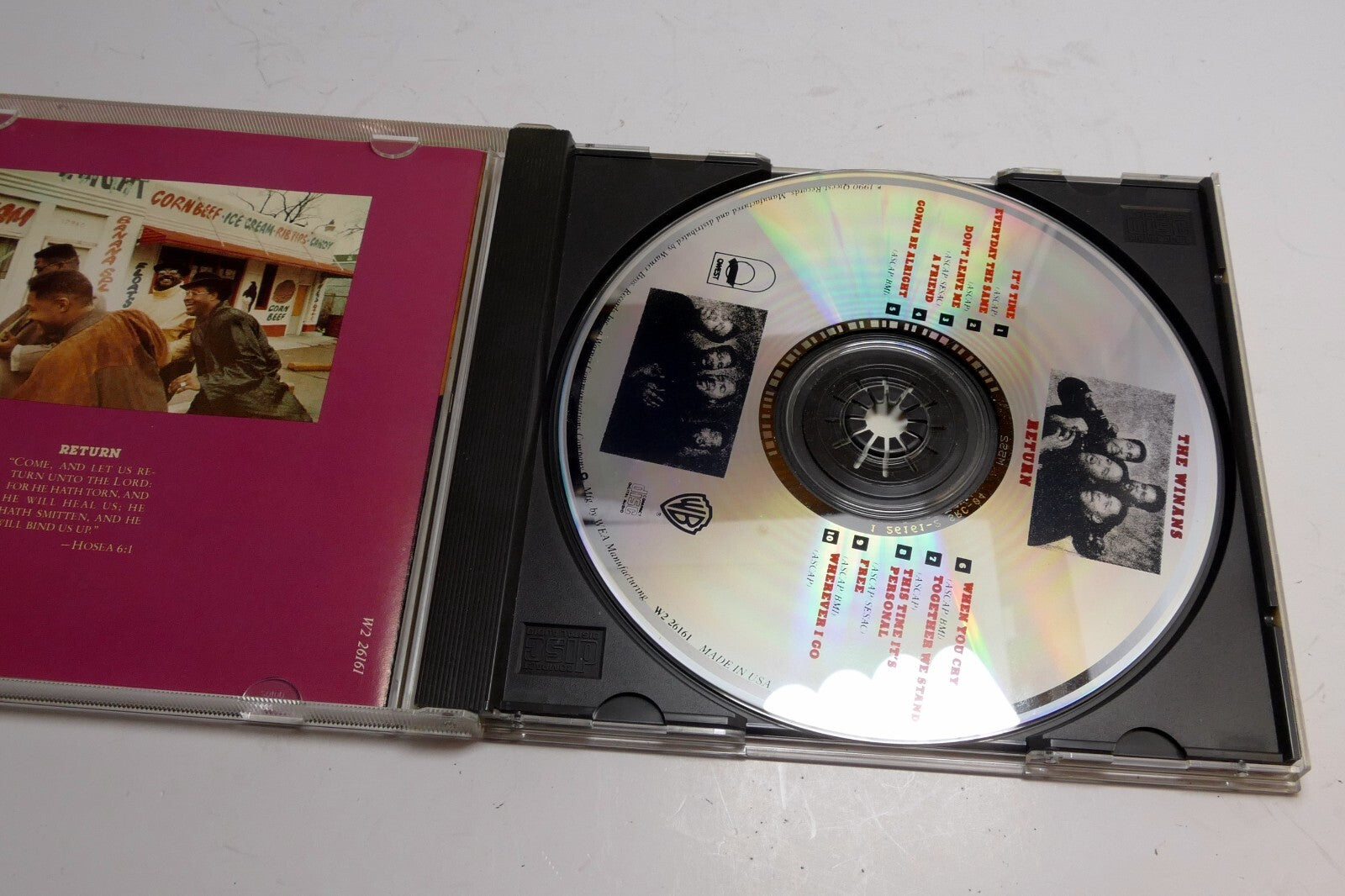 Winans : Return CD W2 26161 Quest Warner Bros records  1990