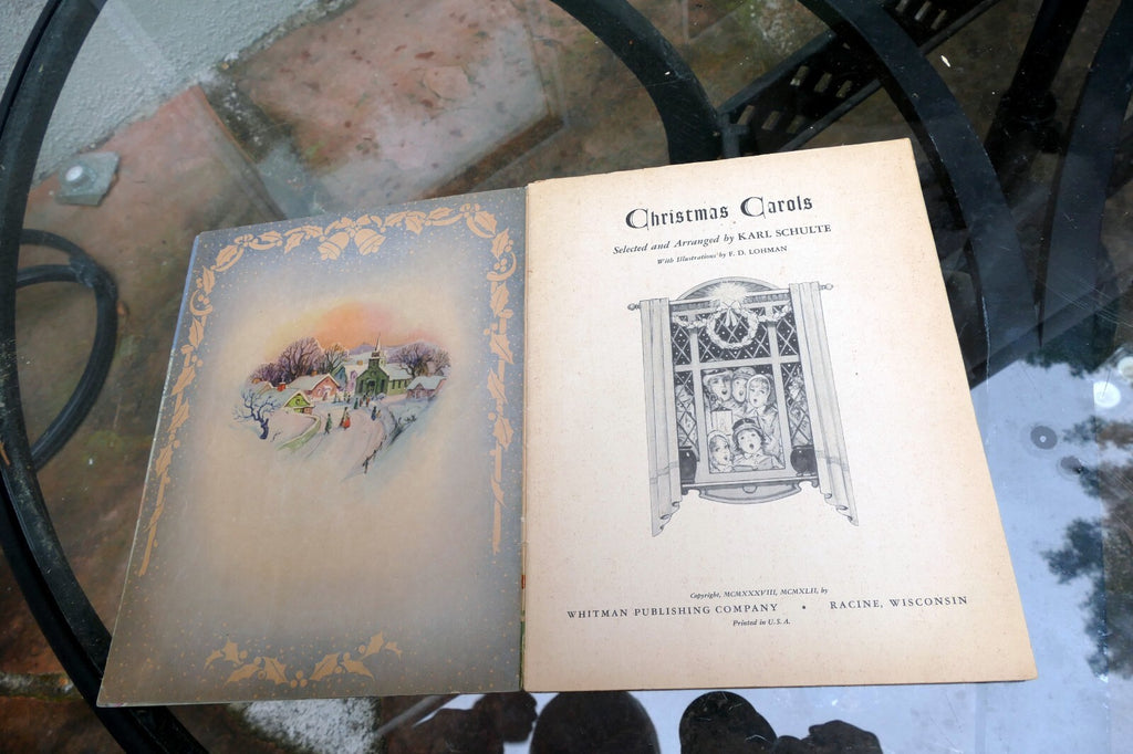 Christmas Carols Arranged  by Karl Schulte  Sheet Music 1942