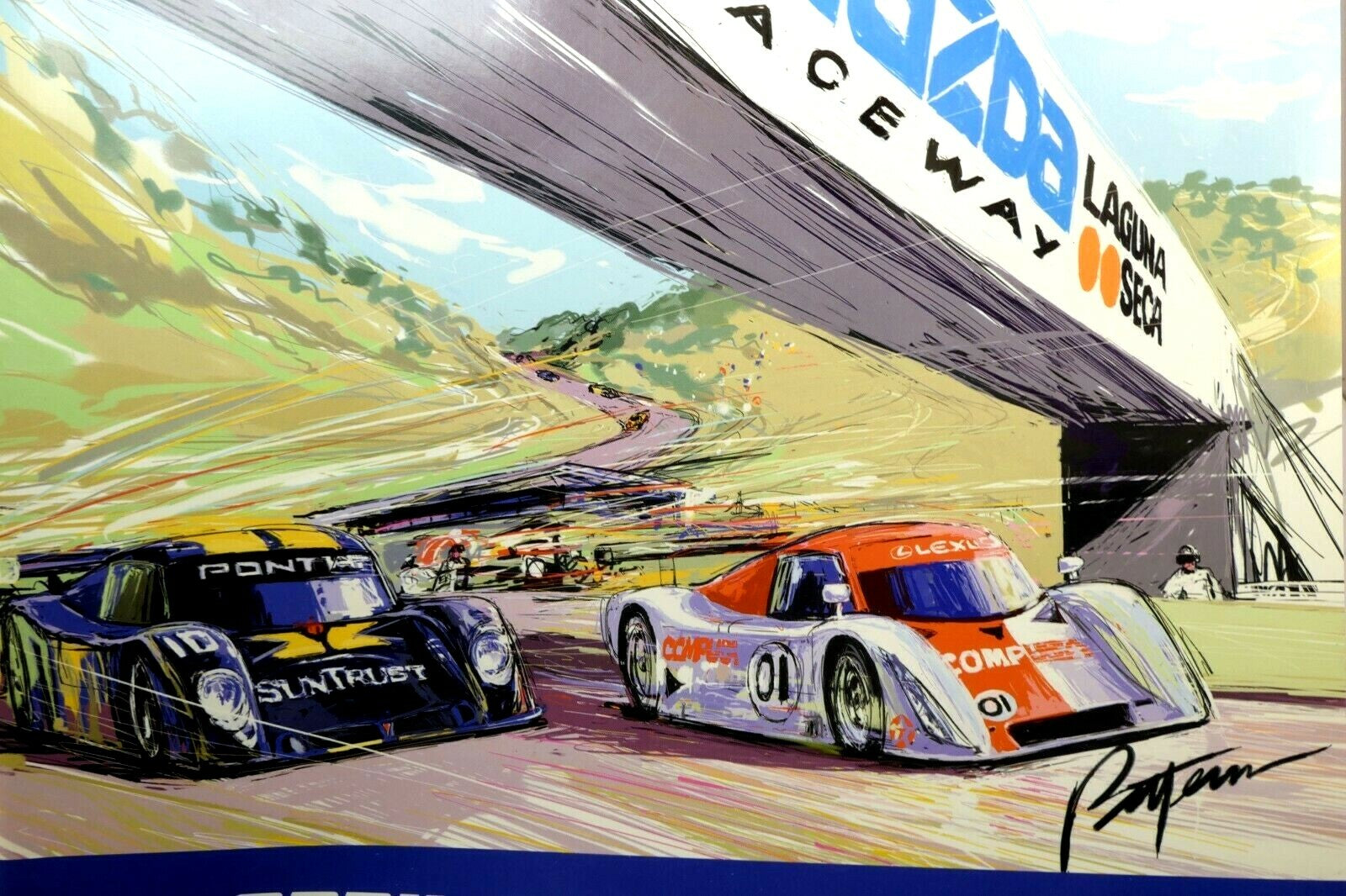 Mazda laguna seca raceway 2005 road & track 250 round grand  am brochure