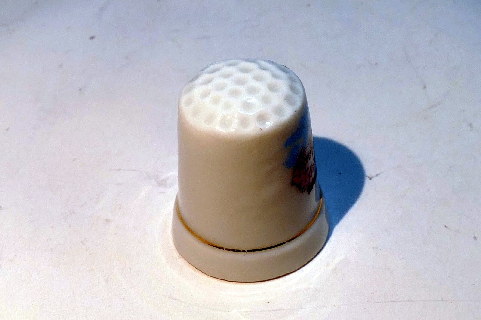 Porcelain Thimble Souvenir Washington DC US Capitol Building