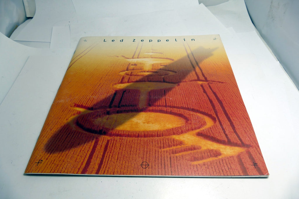 Led Zeppelin  booklet  Inlay from LP 1990 82144  36 pages with fold out poster