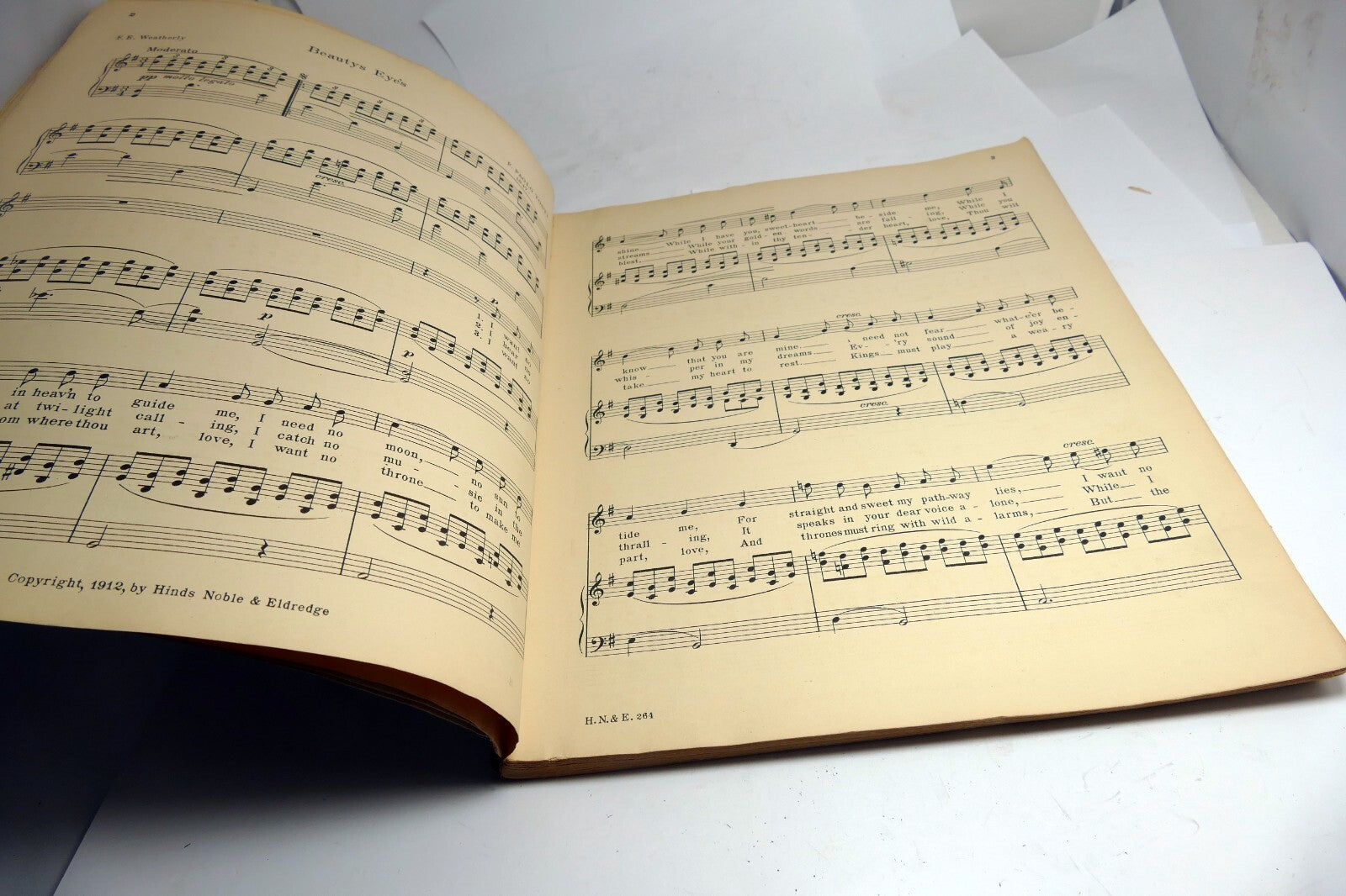 Most Popular Drawing Room and Concert Songs Sheet Music Book for High Voice 1912