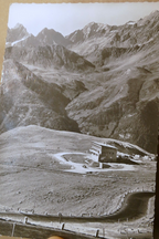 Alpengasthof "wallack haus" postcard black & white austria vintage   unposted