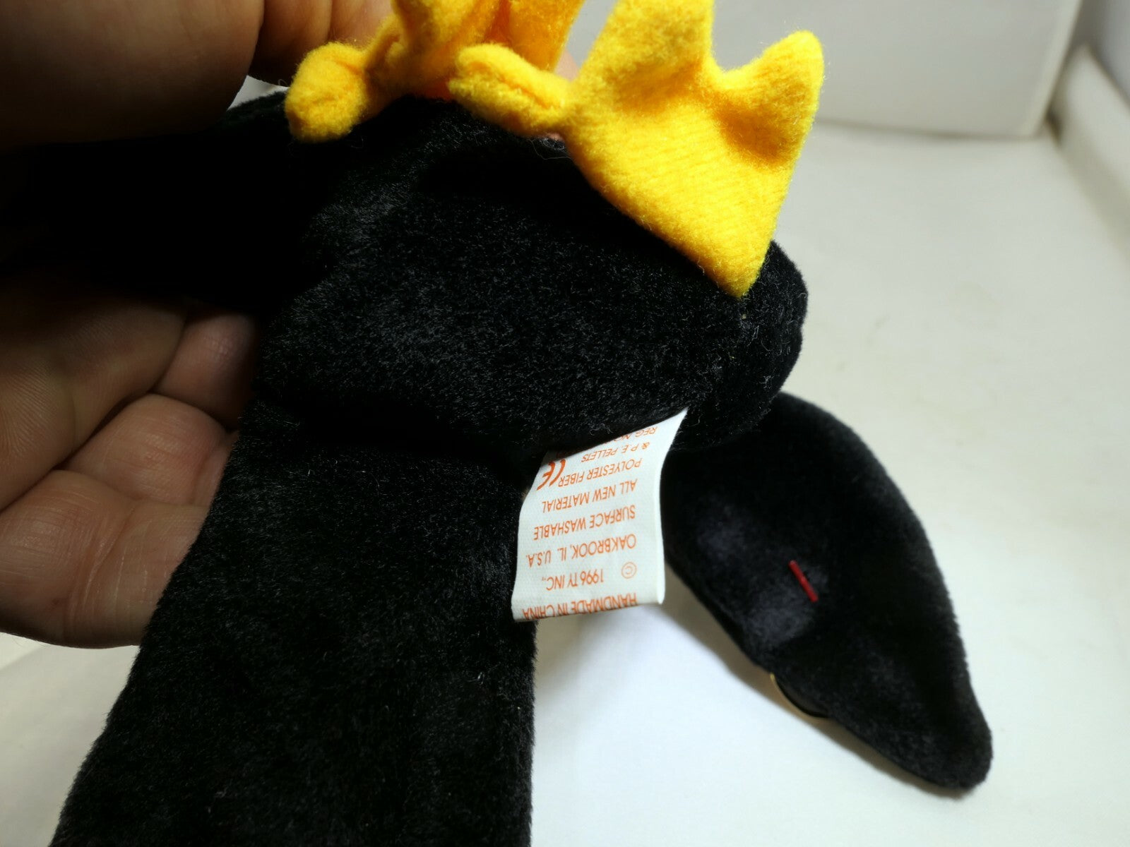TY Beanie Baby Baldy Rare/Retired 1996 plush toy collection Bold Eagle USA