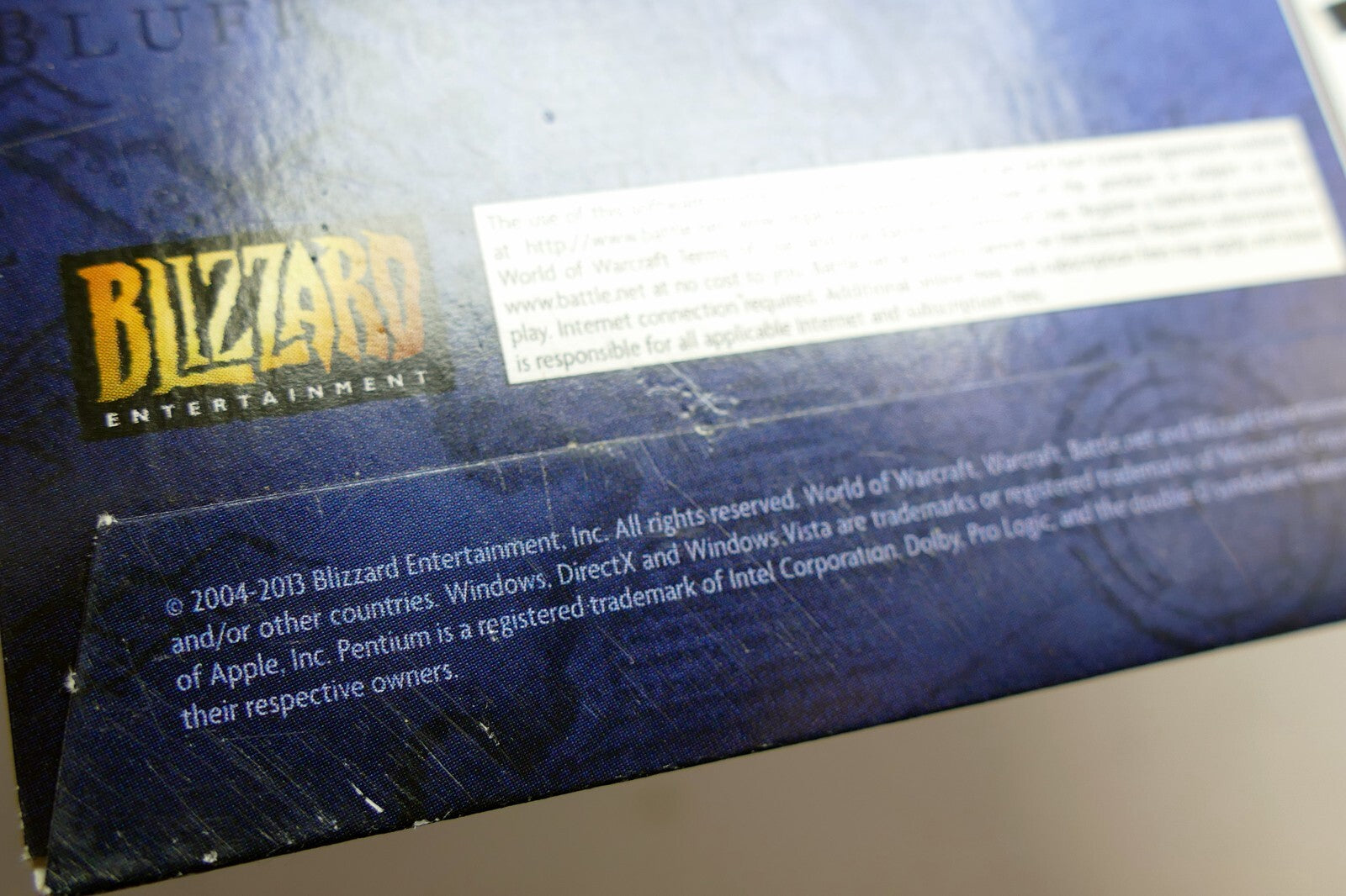 2008 Blizzard World of Warcraft: Wrath of the Lich King PC Game DVD-ROM Disc 1/2