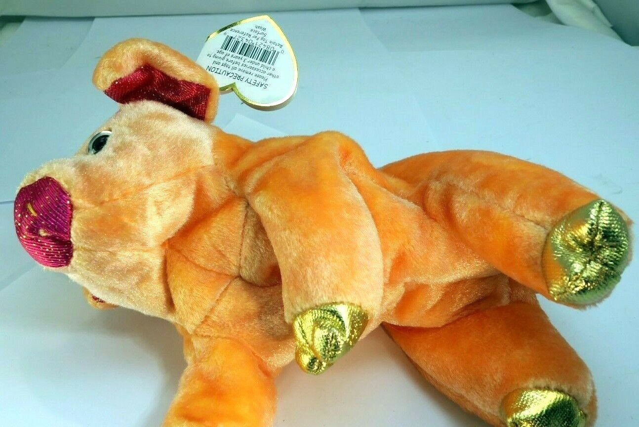 Ty beanie baby pig ( chinese zodiac collection ) plush toy 8"