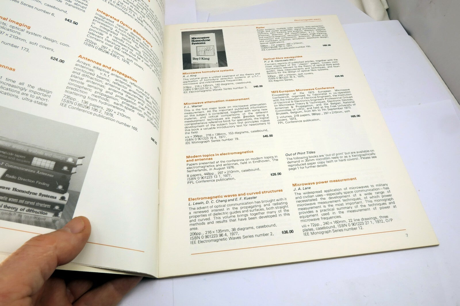 1981 Publications Catalog Institution Electrical Engineers IEE P. Peregriinus