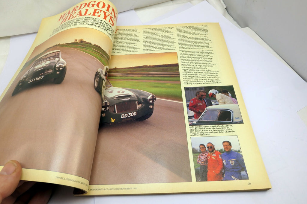 Thoroughbred Classic Cars Magazine September 1988 Team Healey Lives! Bentley