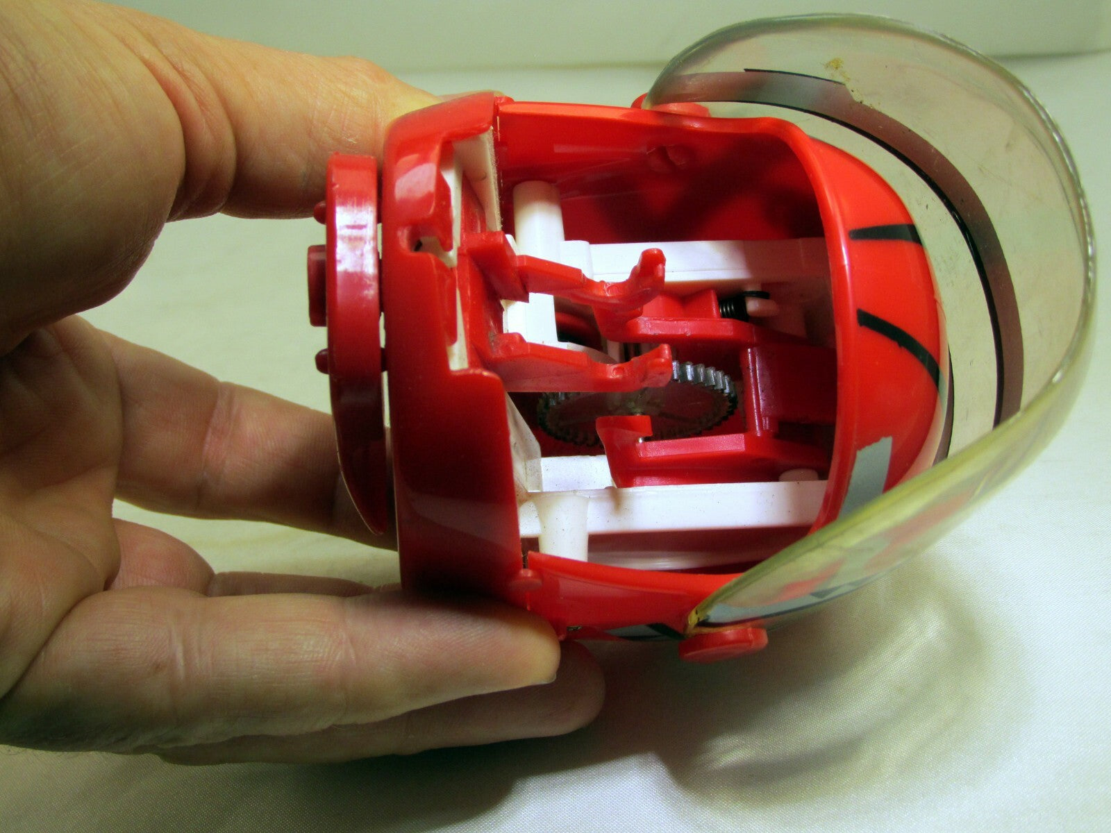 Power Rangers Legacy Red Ranger Helmet  McDonald's 3X3" winding 