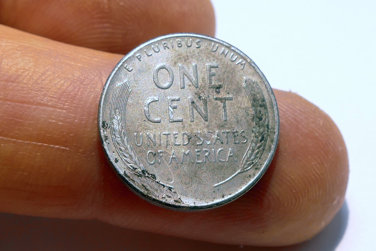 1943 Lincoln Cent 1c Steel Penny  coin