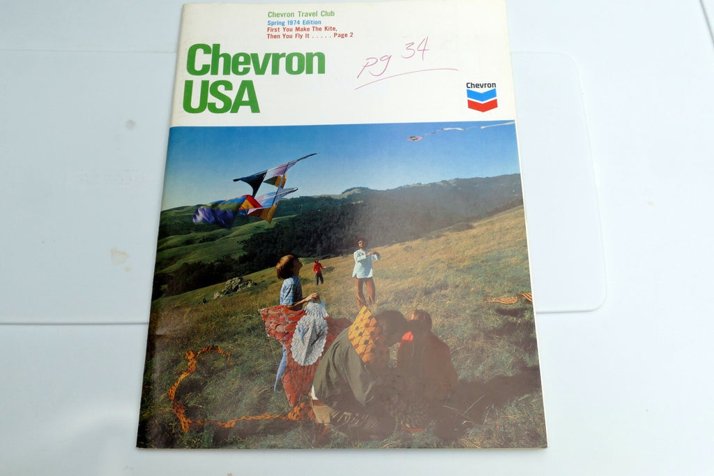 Spring 1974 Chevron USA Travel Club Magazine Kite Time, Expo '74, Path to Yukon