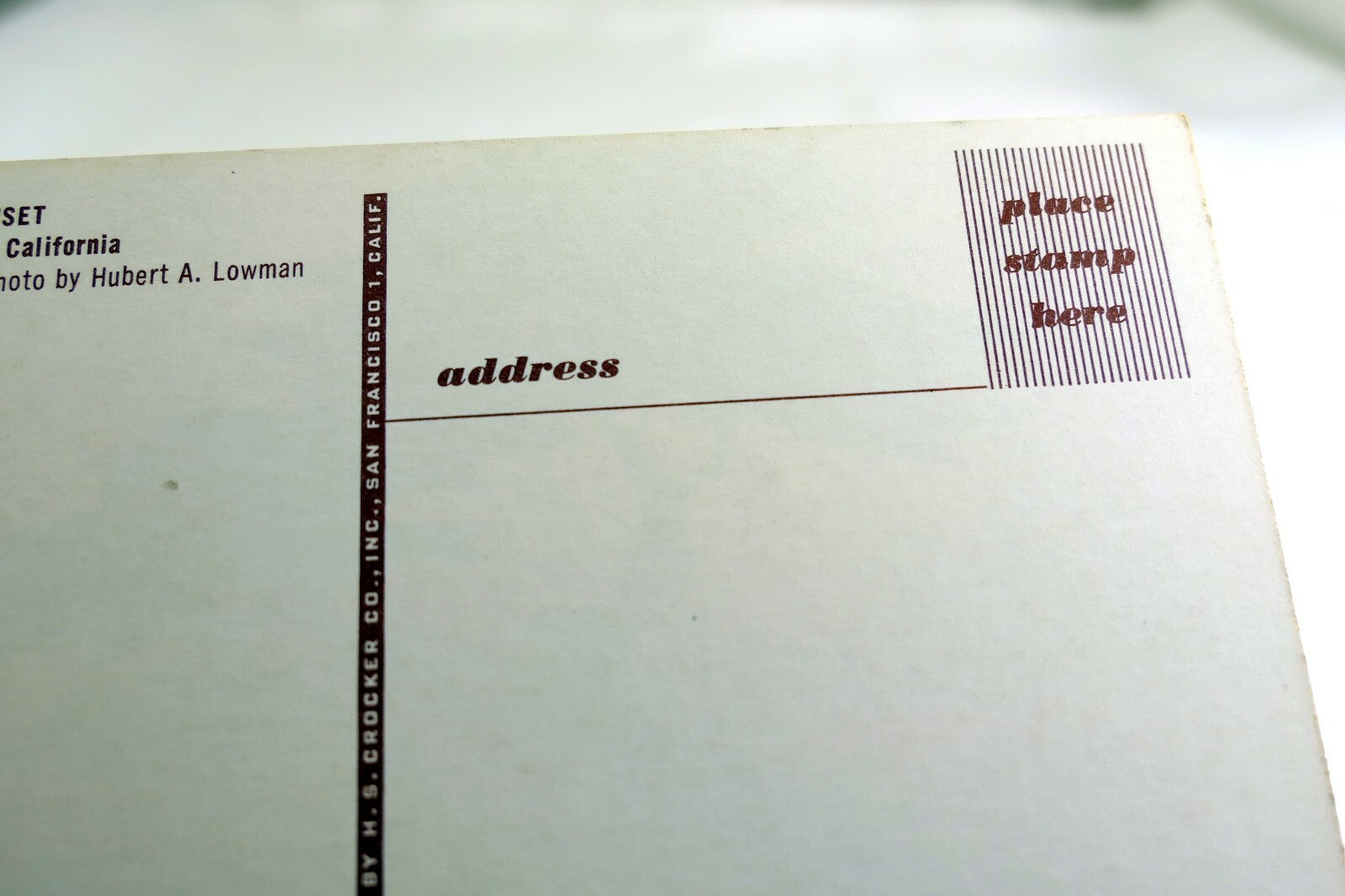 Cypress Pacific Ocean Sunset Moneterey Peninsula California USA Postcard 1970's