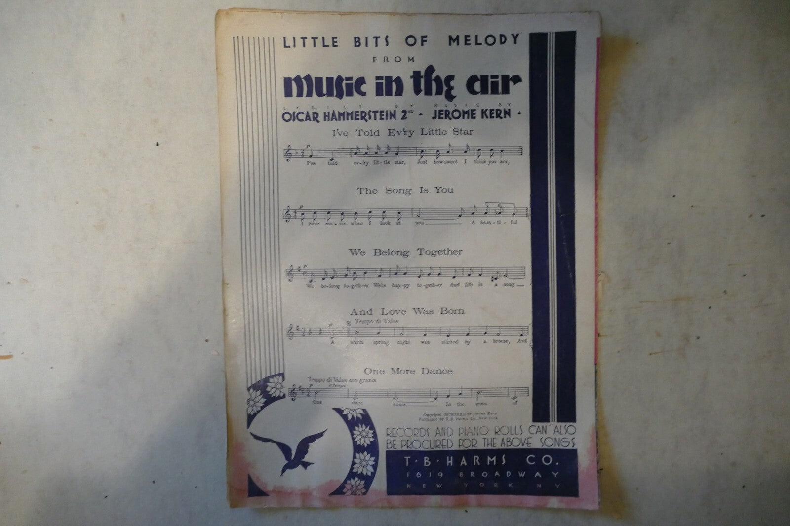 You Are Love, 1928, from "Show Boat" musical, Jerome Kern, Oscar Hammerstein 2nd