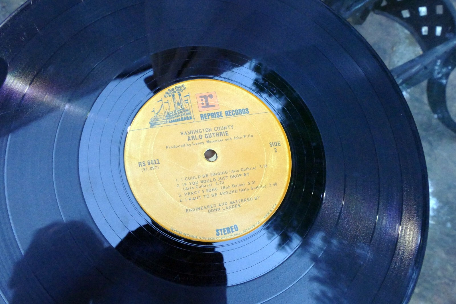ARLO GUTHRIE - WASHINGTON COUNTY - 1970 REPRISE RECORD RS 6411
