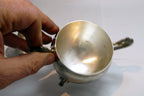SILVER  PLATE  SUGAR BOWL with lid made in Indonesia