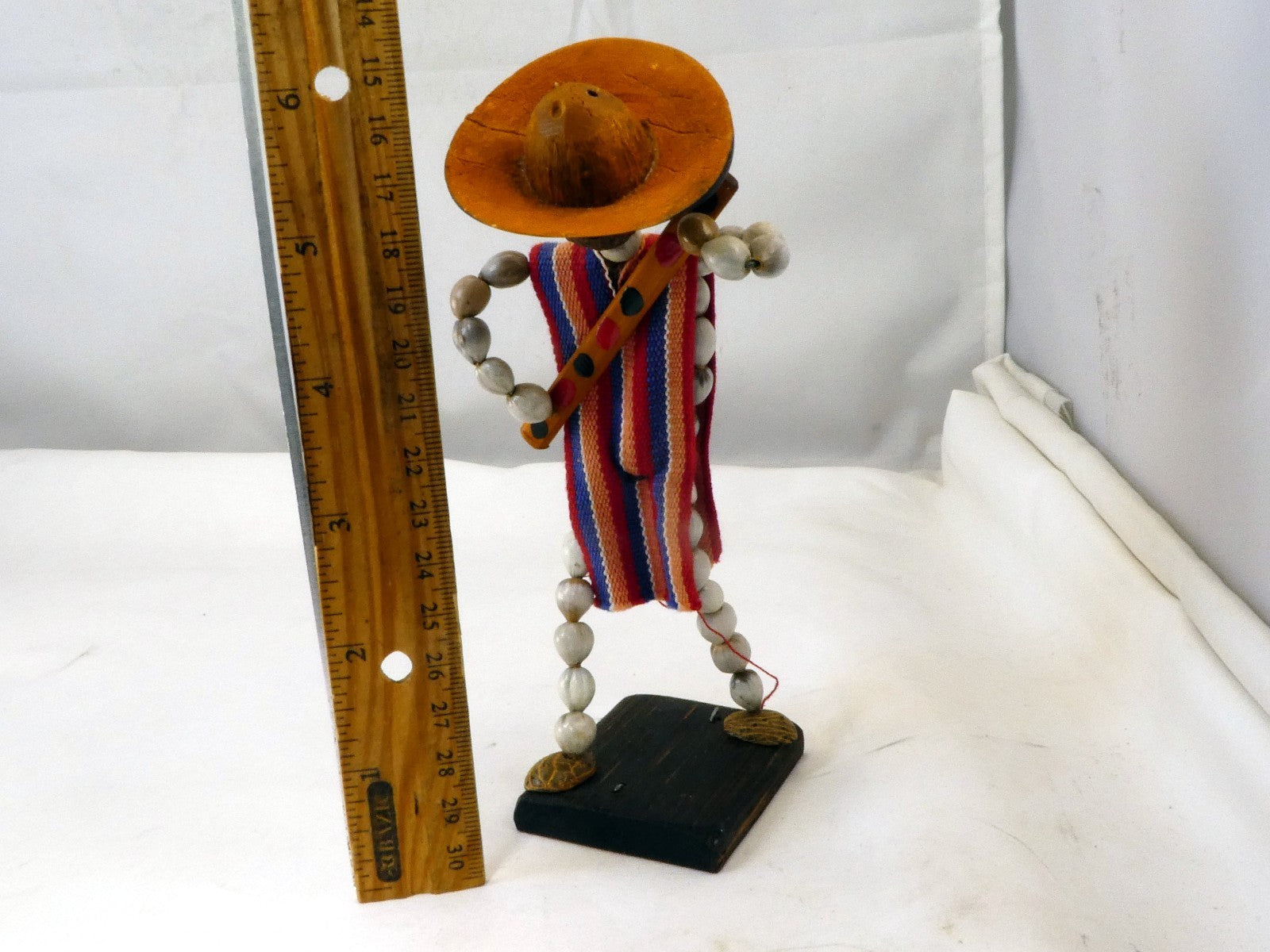 South American Doll Toy Handcraft Traditional dried nuts