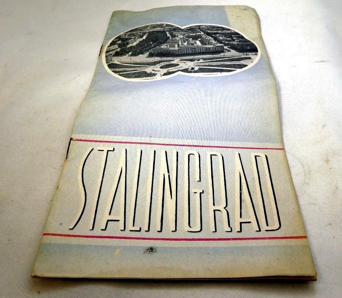 Visit the ussr stalingrad intourist hotel brochure booklet 1950 60's