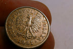 50 Groszy coin Poland  1991 Polska eagle