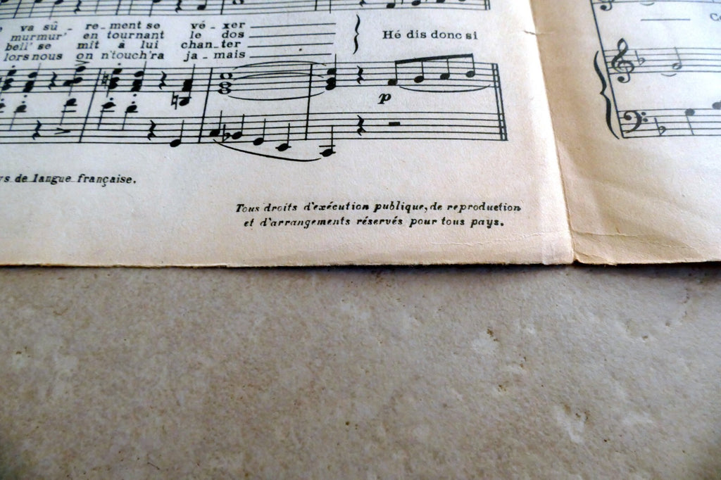 Si Tu Vois Ma Tante by R. Nelson  1924 Piano New York Charles Brull Paris