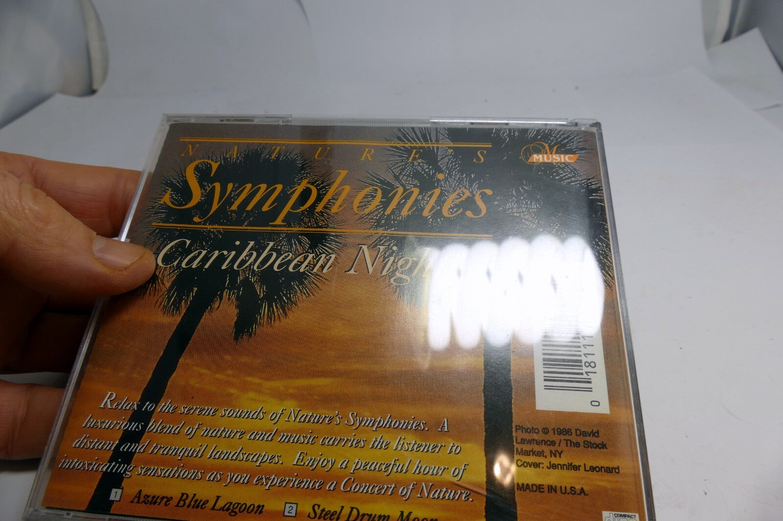 Nature's Symphonies: Caribbean Nights CD (Azure Blue Lagoon, Steel Drum Moom)