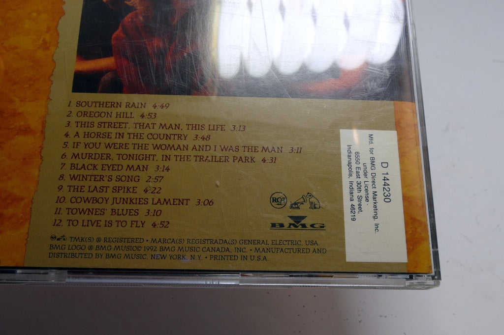 Black Eyed Man - Audio CD By Cowboy Junkies RCA 07863 61049-2 - VERY GOOD