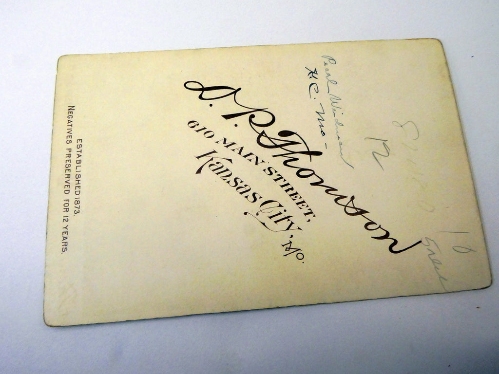 Picture of Girl VINTAGE ANTIQUE Photograph 4X6" 1880's Pearl Weidman Kansas City