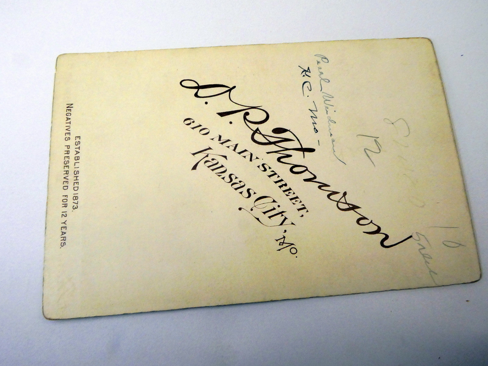 Picture of Girl VINTAGE ANTIQUE Photograph 4X6" 1880's Pearl Weidman Kansas City