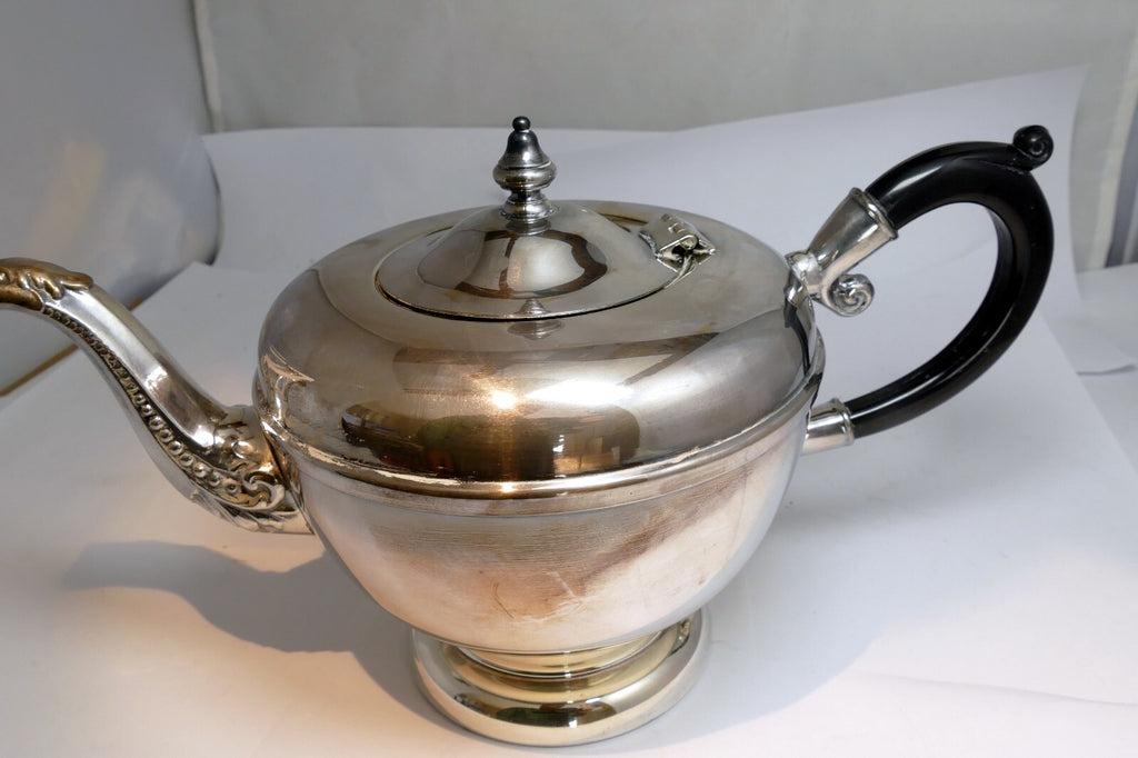 VIKING SILVER  PLATE E P COPPER TEAPOT made in Canada  Lead Mounted Tea