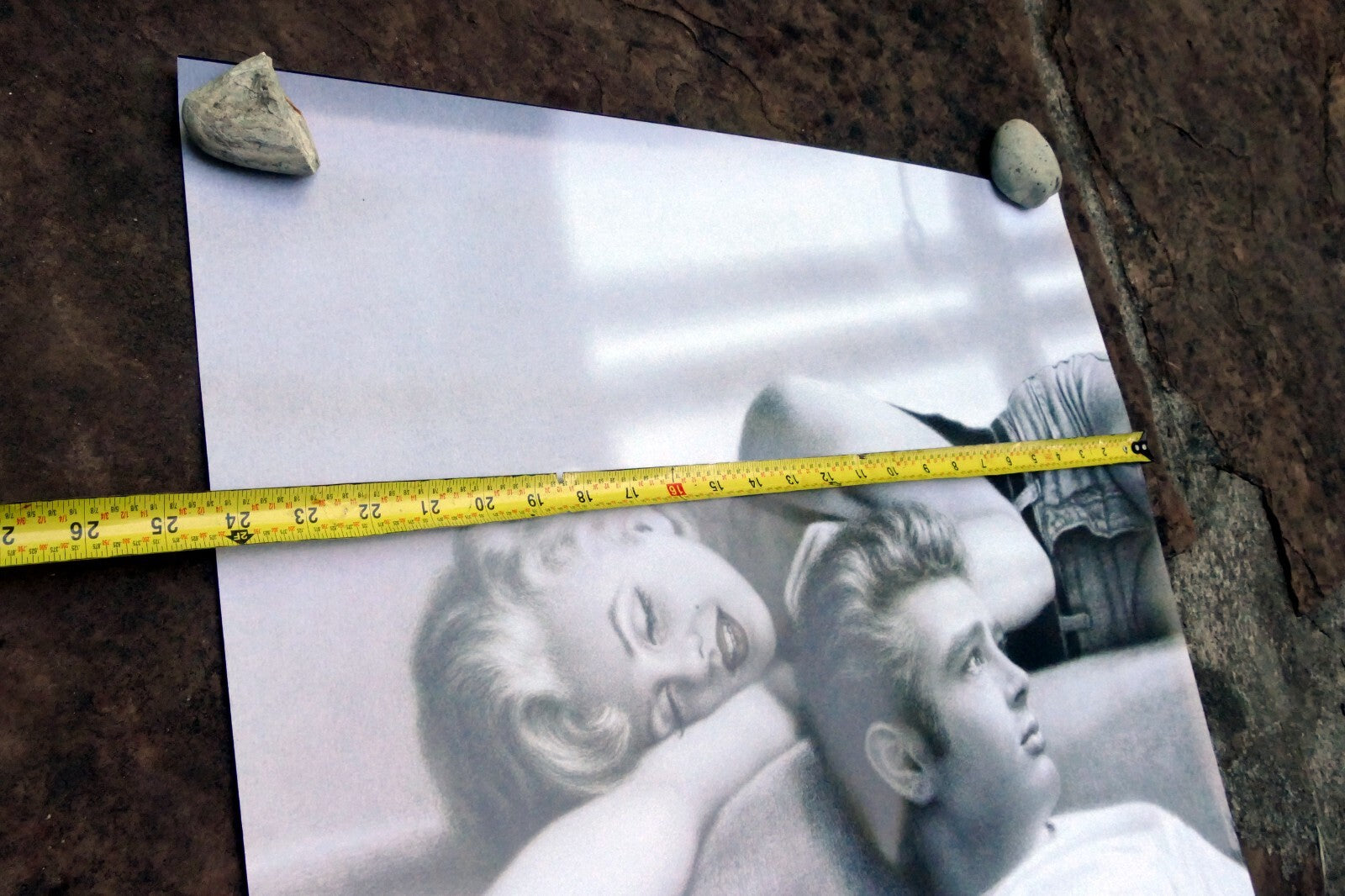 Marilyn Monroe James Dean Icons Art Print 36in x 24in large wall poster