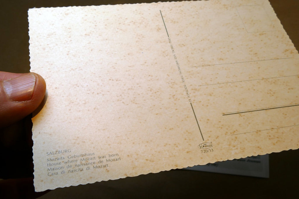 Germany Austria Unposted Postcard Lot pack of 2 Marback Schiller Slazburg