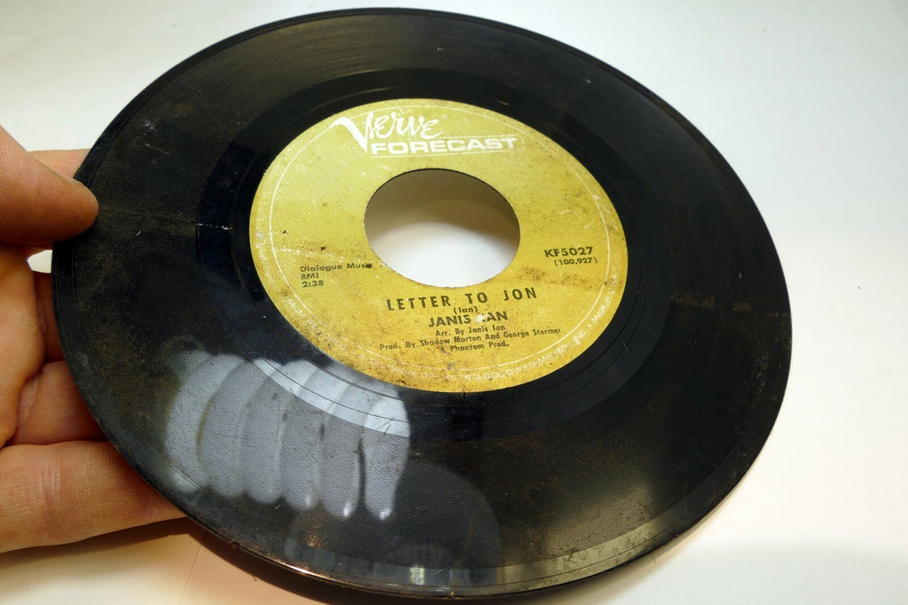 Janis Ian - Society's Child/ Letter to Son - Vinyl 45 Record - AS Found