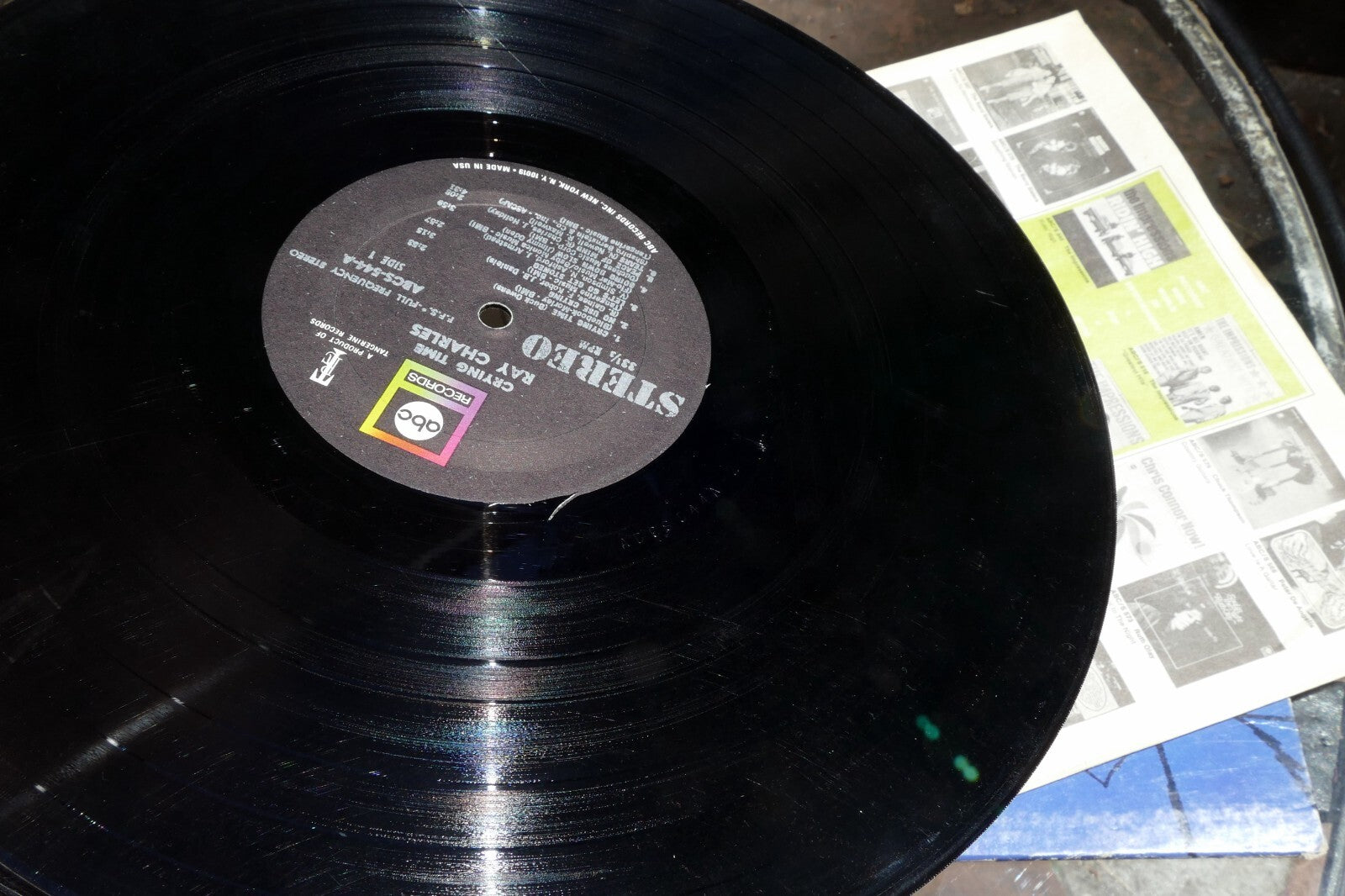 Ray Charles Crying Time LP A  544 ABC Paramount Records LP album