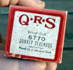 Qrs word roll 6770 donkey serenade fox trot piano