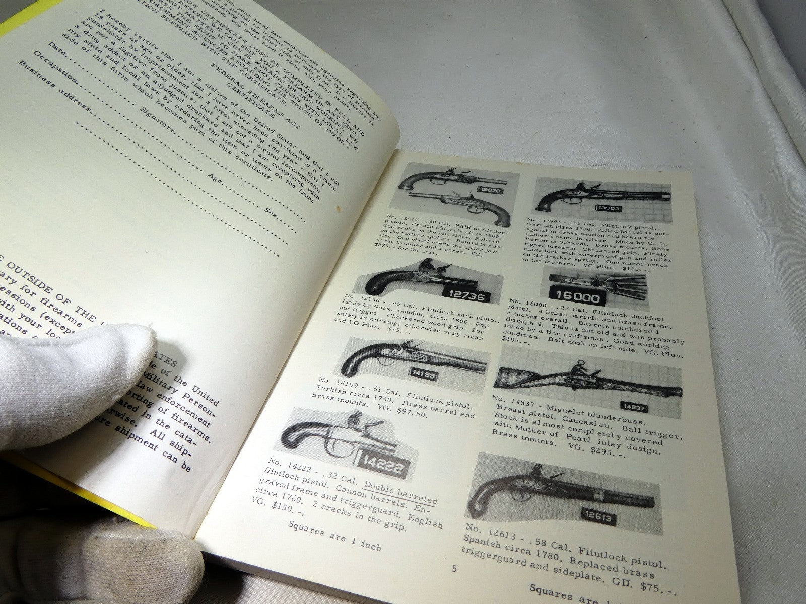 The Museum of Historical Arms  catalog No. 21 1970's