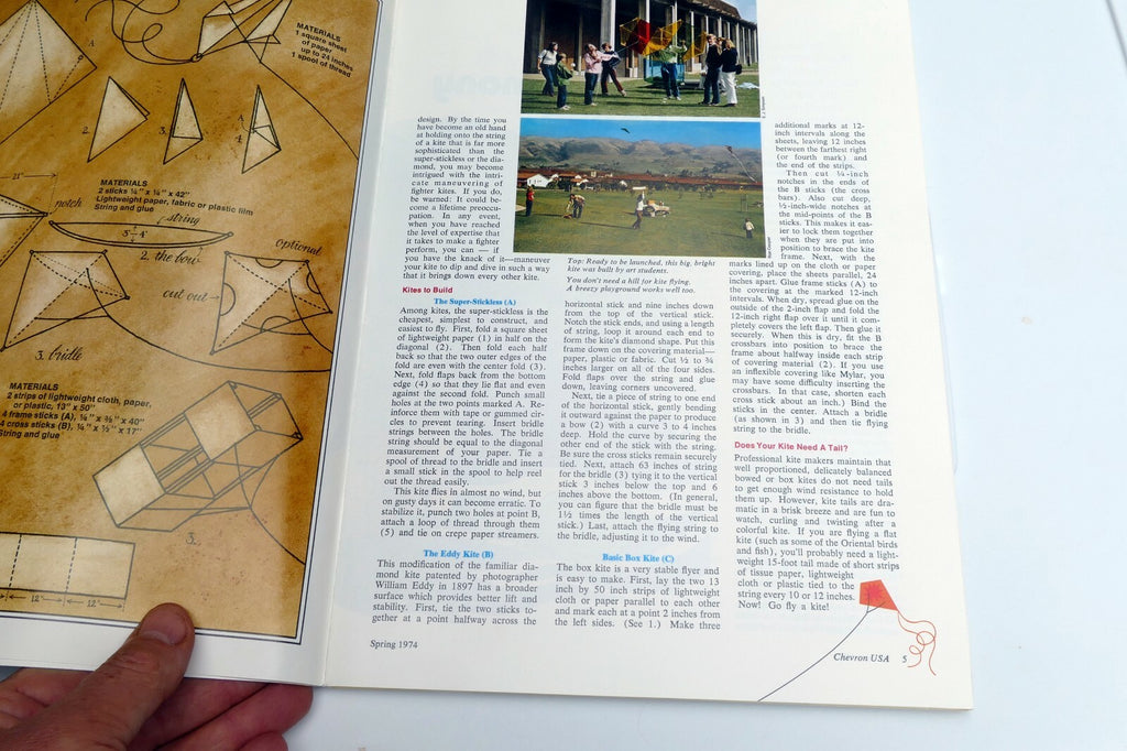 Spring 1974 Chevron USA Travel Club Magazine Kite Time, Expo '74, Path to Yukon