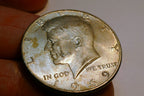 1969 - D Kennedy  half dollar coin US 40 % SILVER 60 % Copper
