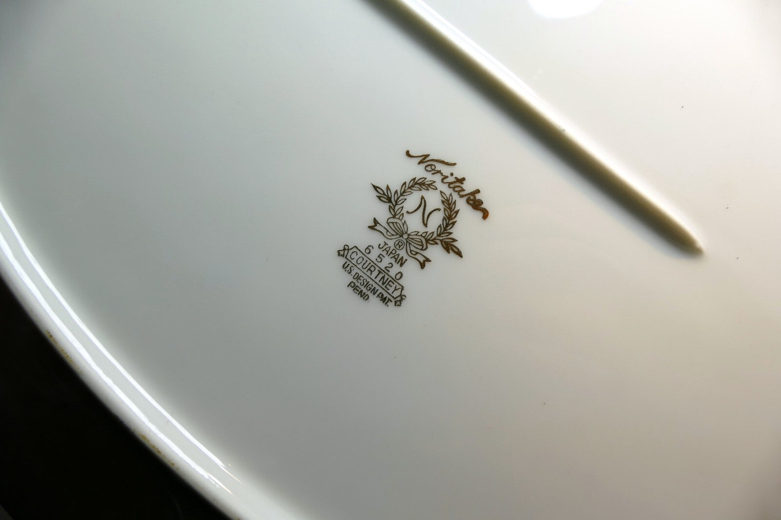 Noritake Courtney #6520 Platter Dinner Plate main dish Thanksgiving large 14"